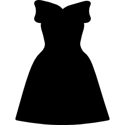 vestido de noche de mujer icono