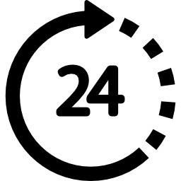 24 часа поддержки иконка