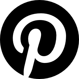 okrągłe logo pinteresta ikona