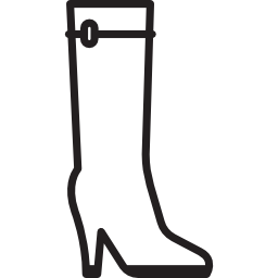 frauen high boot icon