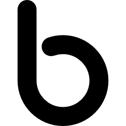 logotipo grande de bebo icono