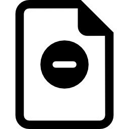 Remove File icon