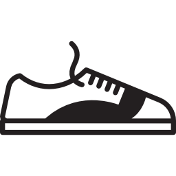 scarpa con laccio icona