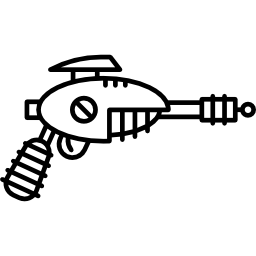 pistola laser icono