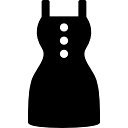 Dress with three Buttons icon