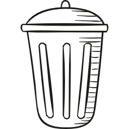 큰 쓰레기통 icon
