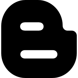 duże logo bloggera ikona
