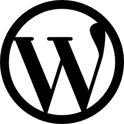 grand logo wordpress Icône