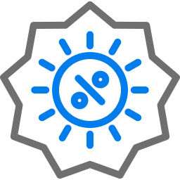 venta de verano icono