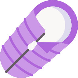 Sleeping bag icon