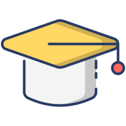 graduación icono