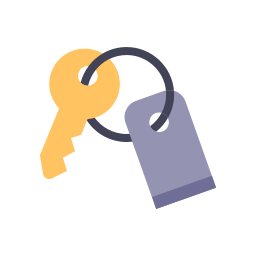 Door key icon