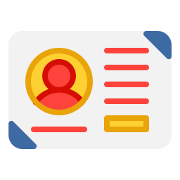 Business card icon