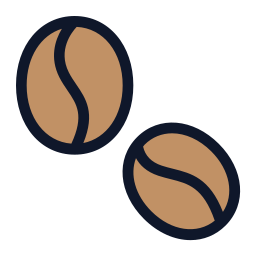 Coffee beans icon