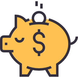 Piggy bank icon