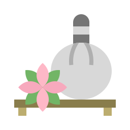 Herbal massage icon