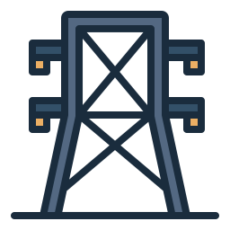 torre eléctrica icono