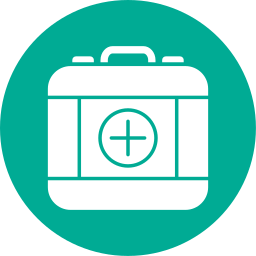 First aid kit icon