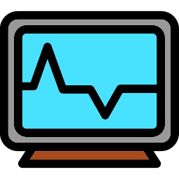 monitoraggio del cuore icona