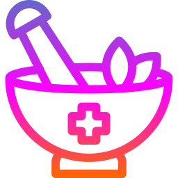 Herbal treatment icon