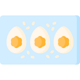 ovos cozidos Ícone