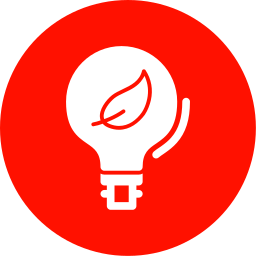 Eco bulb icon