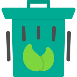 contenedor de basura icono