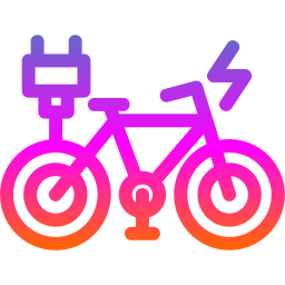 Electric bike icon