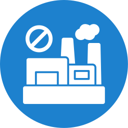 pas de combustibles fossiles Icône