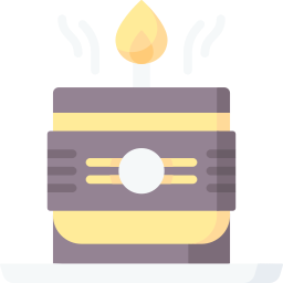świeca zapachowa ikona