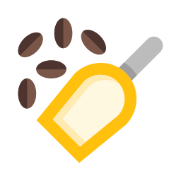 Coffee beans icon