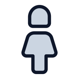 Standing woman icon