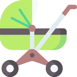 Детская коляска иконка