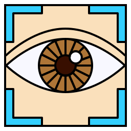 scanner de olho Ícone