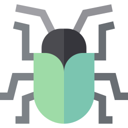 escarabajo de la hoja icono