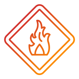 inflammable Icône