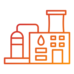 raffinerie de pétrole Icône