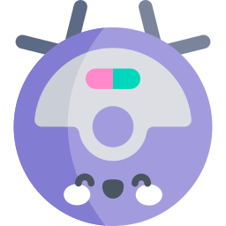 Robot vacuum cleaner icon