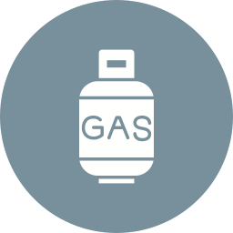 cilindro del gas icona