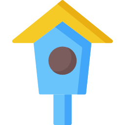 Bird house icon