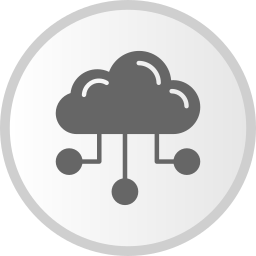 Cloud computing icon