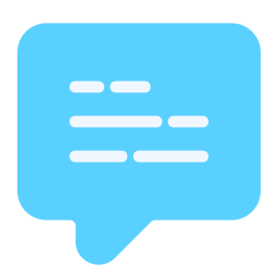 Chat bubble icon