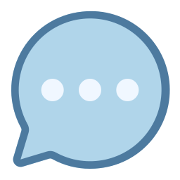 Chat bubble icon