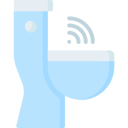 Smart toilet icon