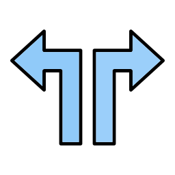 Left and right icon