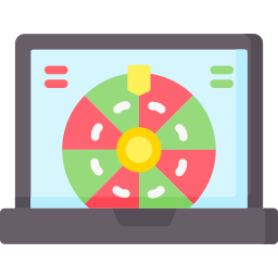 Online lottery icon