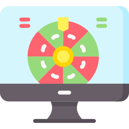 Online lottery icon