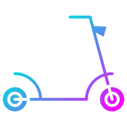 Kick scooter icon