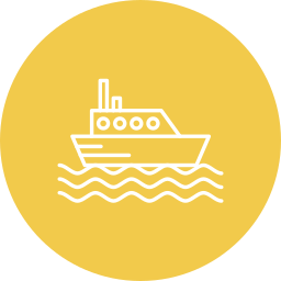 Ferry boat icon