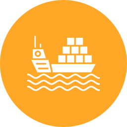 Cargo ship icon